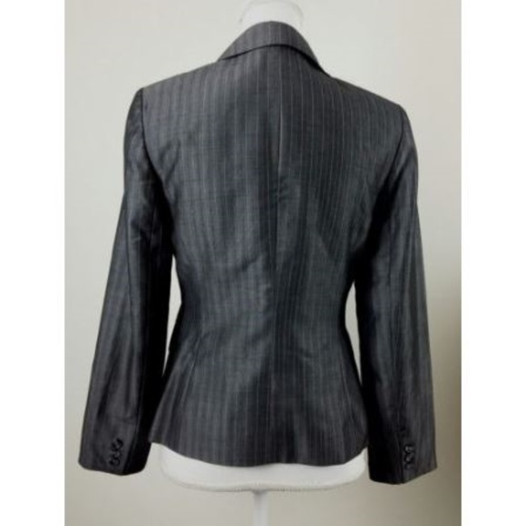 LOFT Wool Blend Pinstripe Career Blazer - Picture 3 of 6